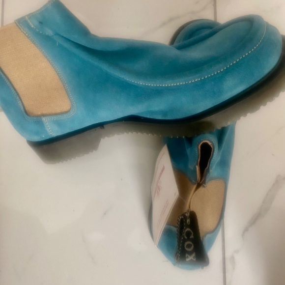 Men’s George Cox Vintage Chelsea Boot M.Blue US 9) - Picture 10 of 14